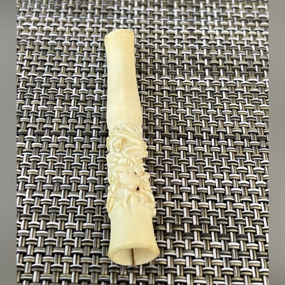 Other - Vintage carved bone cigarette holder
